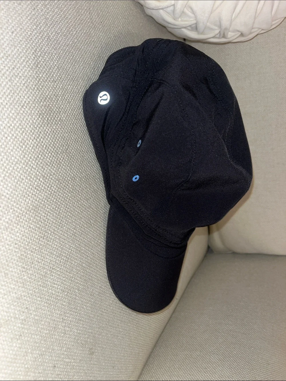 lululemon athletica Black Men's Athletic Cap with Reflective Logo